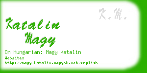 katalin magy business card